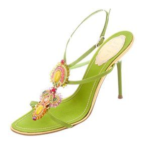 NWT RENE CAOVILLA Embellished Multistrap Sandals